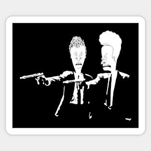 Beavis And Butthead Pulp Fiction Sticker